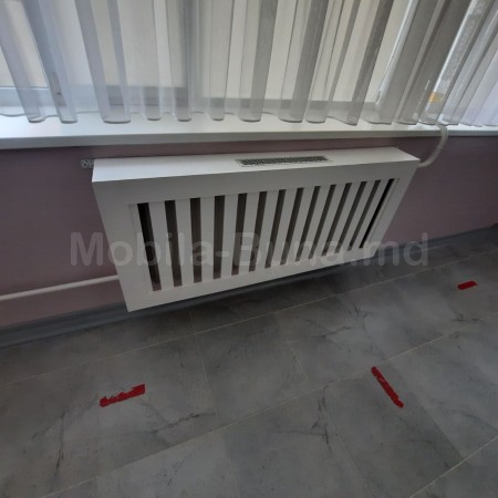 Декоративный экран для радиаторов детского сада 